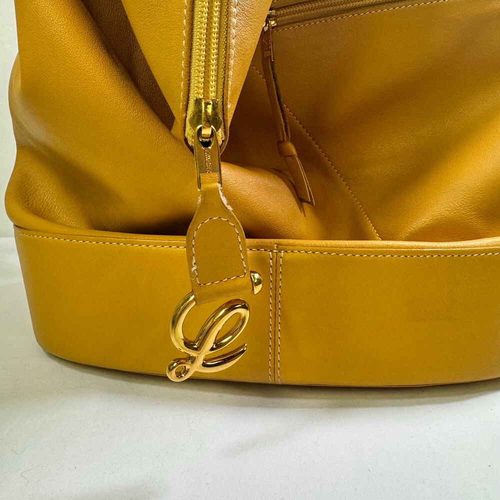Loewe Anton Yellow Zip Backpack - image 2